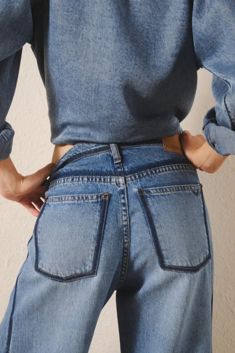 Pantalones de tiro medio de corte oxford con recortes laterales de Rapsodia en Pantalones para argentina