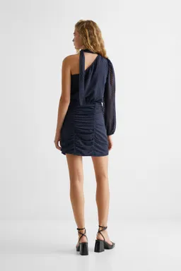 Vestido asimétrico drapeado de Mango Teen en Vestidos para argentina