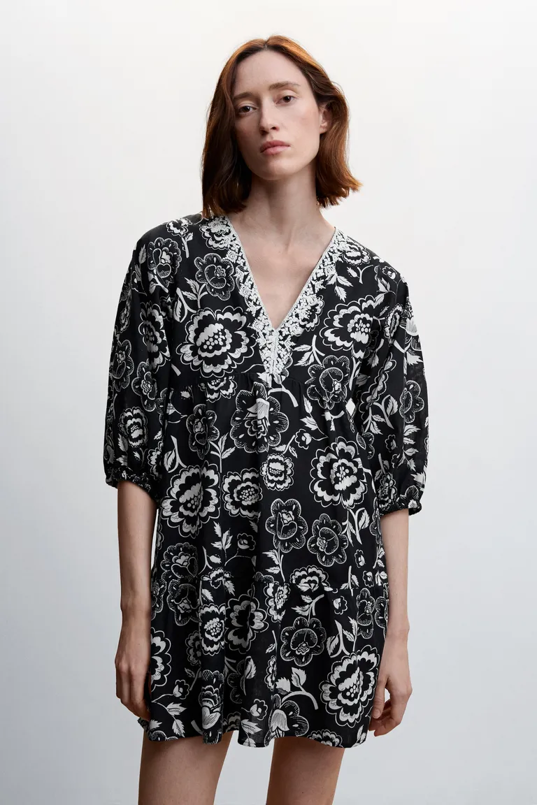 Vestido estampado floral de Mango en Vestidos para argentina