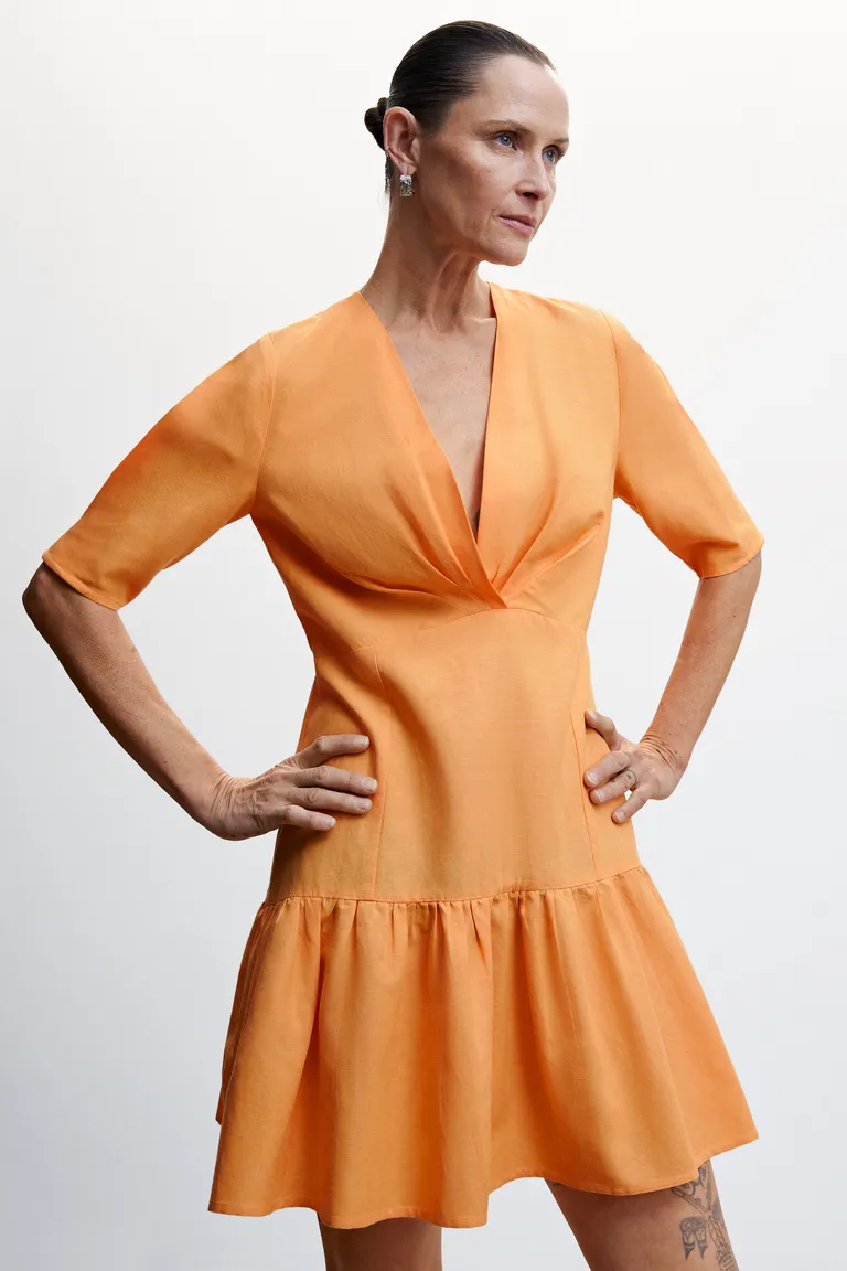 Vestido volante bajo de Mango en Vestidos para argentina