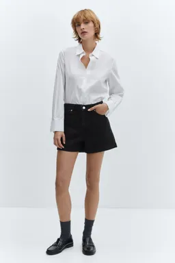 Shorts jean momfit de Mango en Shorts para argentina