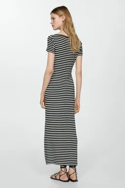 Vestido rayas manga corta de Mango en Vestidos para argentina