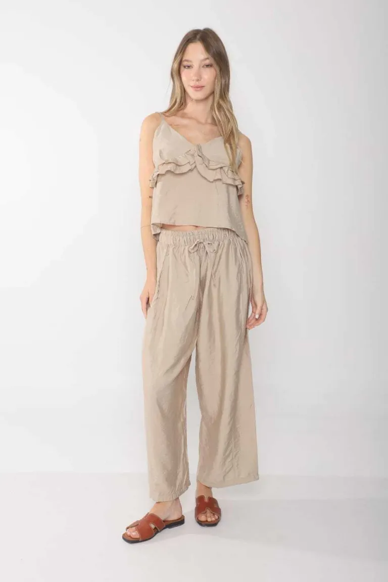 Pantalón ample y cómodo en tela de bambú de Belle en Pantalones para argentina