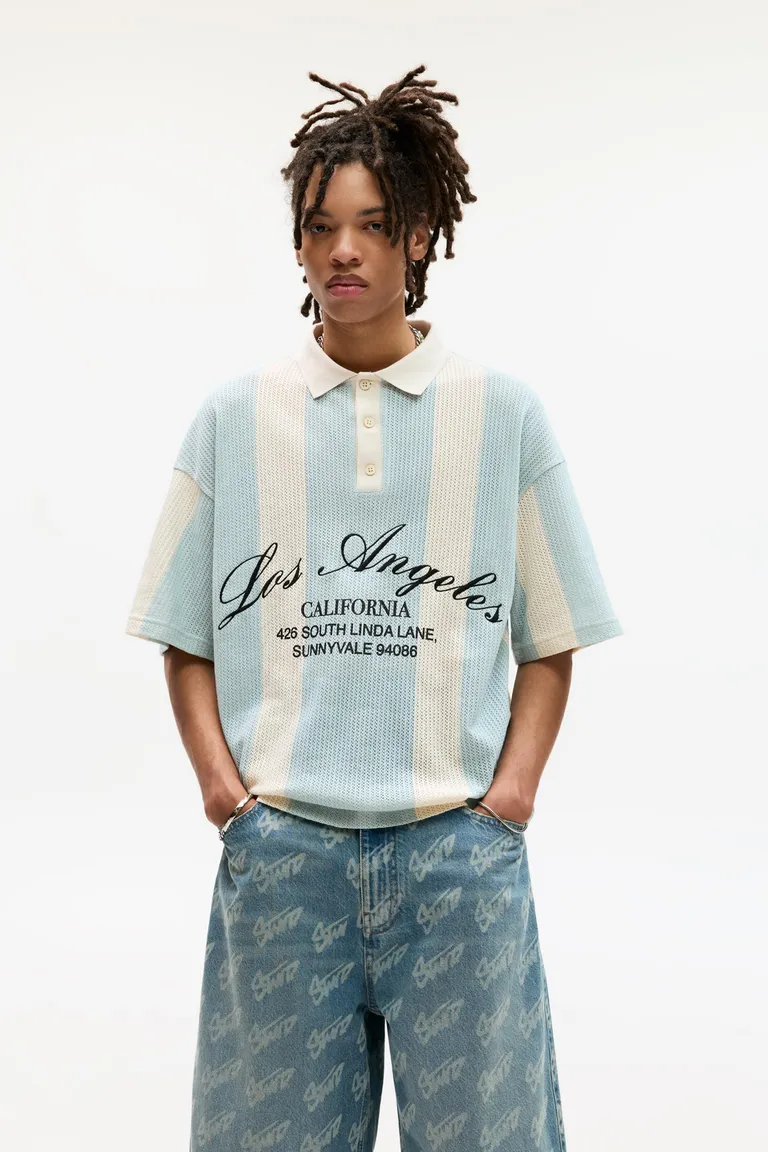 Polo punto rayas stwd de Pull&Bear en Remeras y Polos para argentina