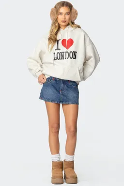 Buzo london lover oversized de Edikted en Buzos y Sweaters para argentina