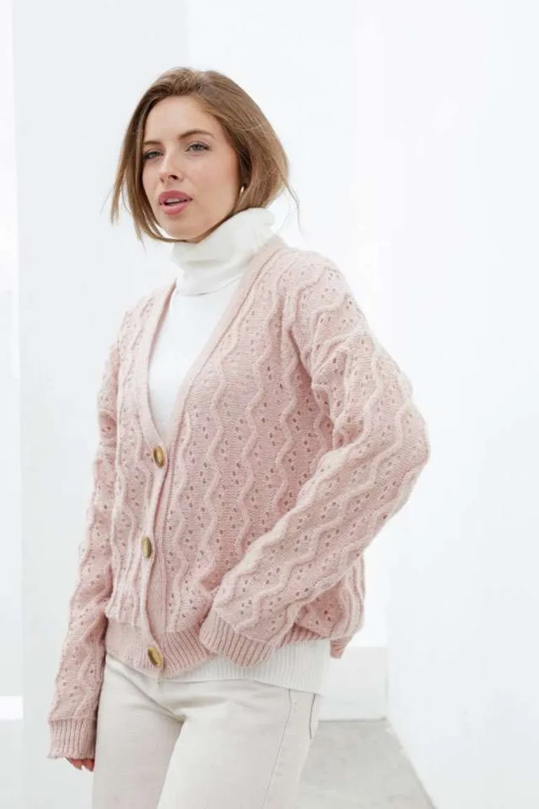 Sweater Tejido Ondulado de Hesed en Buzos y Sweaters para argentina