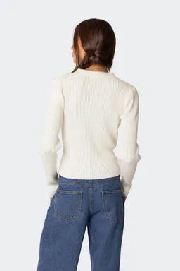 Cardigan tejido cora con cierre de Edikted en Buzos y Sweaters para argentina