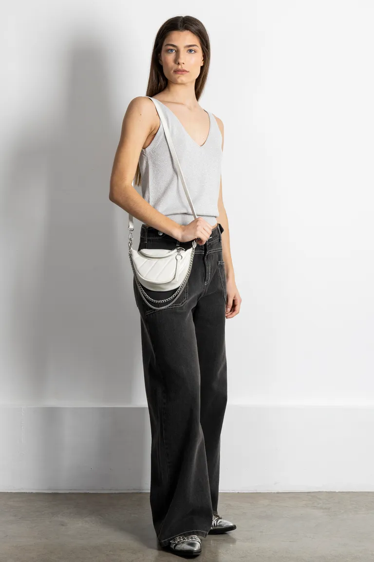 Cartera bandolera chica con bolsillo interno y detalles de cadena de Kill en Bolsos y Carteras para argentina