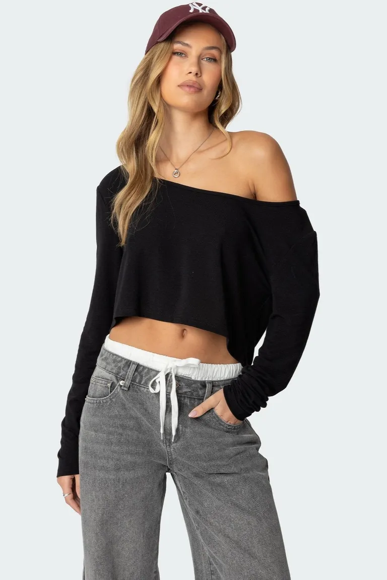 Top cropped hombros descubiertos de Edikted en Tops para argentina