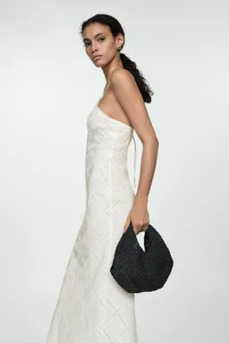 Vestido bordado cuello halter de Mango en Vestidos para argentina