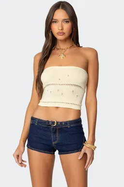 Top tejido strapless belline de Edikted en Tops para argentina