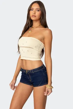 Top tejido strapless belline de Edikted en Tops para argentina