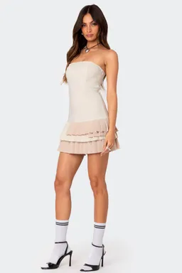 Minivestido plisado cassia de Edikted en Vestidos para argentina