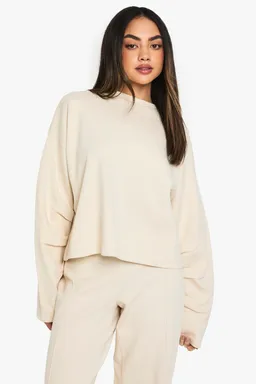 Buzo interlock mangas plisadas de Boohoo en Buzos y Sweaters para argentina
