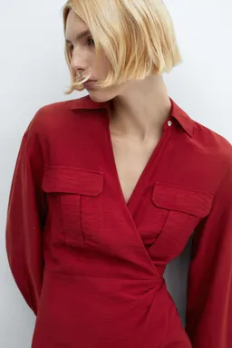 Vestido midi cruzado de Mango en Vestidos para argentina