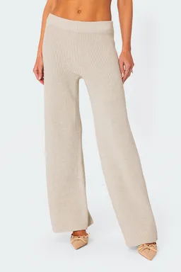 Pantalón tejido recto sunday de Edikted en Pantalones para argentina