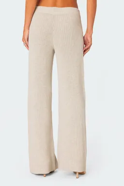 Pantalón tejido recto sunday de Edikted en Pantalones para argentina