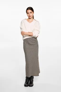 Falda midi cuadros de Mango Teen en Faldas para argentina