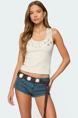 Musculosa con botones caracol de Edikted en Tops para argentina