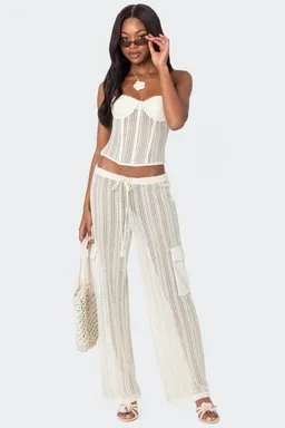 Corset transparente crochet ines de Edikted en Ropa Interior y Medias para argentina