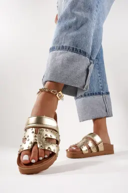 Zueco Tachas Confort de Vita Shoes en Zuecos Planos para argentina