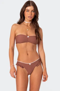 Top bikini bandeau lazo de Edikted en Swimwear y Beachwear para argentina