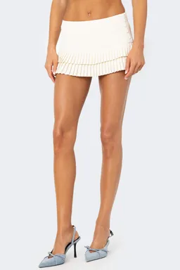 Mini skort plisado doble de Edikted en Faldas para argentina