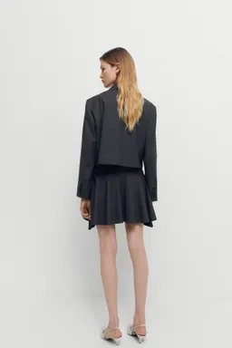 Minifalda asimétrica lana de Mango en Faldas para argentina