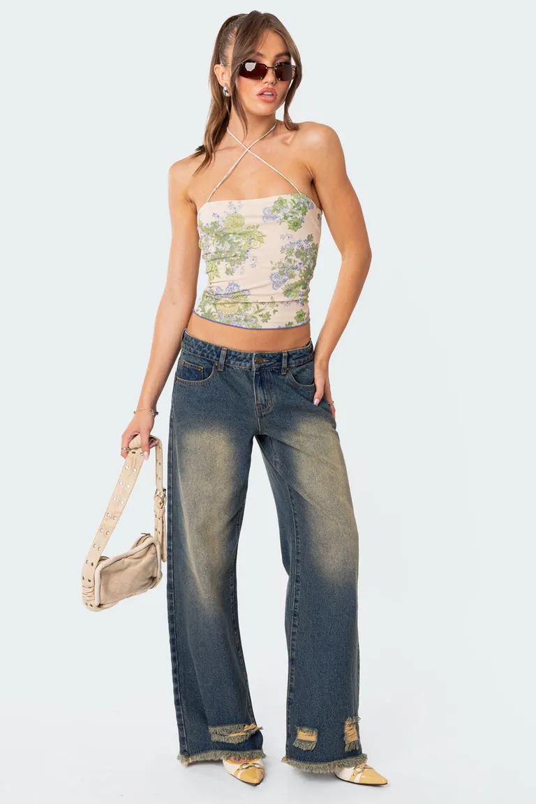 Top estampado garden party de Edikted en Tops para argentina