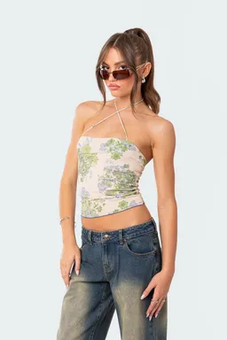 Top estampado garden party de Edikted en Tops para argentina