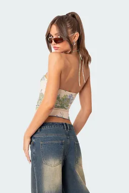 Top estampado garden party de Edikted en Tops para argentina