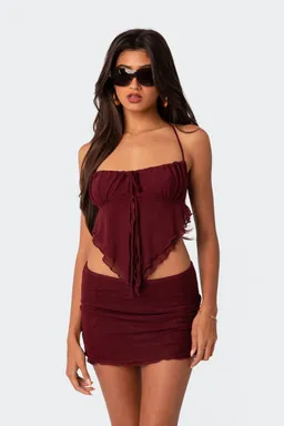 Top malla espalda atada ariyah de Edikted en Tops para argentina