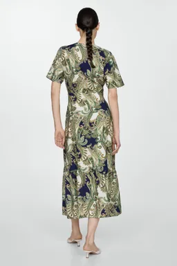 Vestido estampado con lazo de Mango en Vestidos para argentina