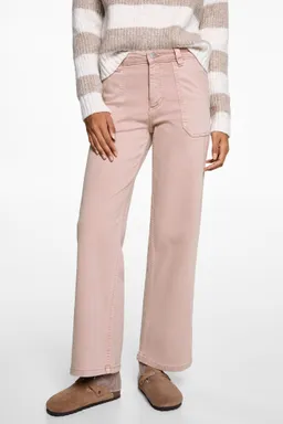 Jeans culotte con bolsillos de Mango Teen en Pantalones para argentina