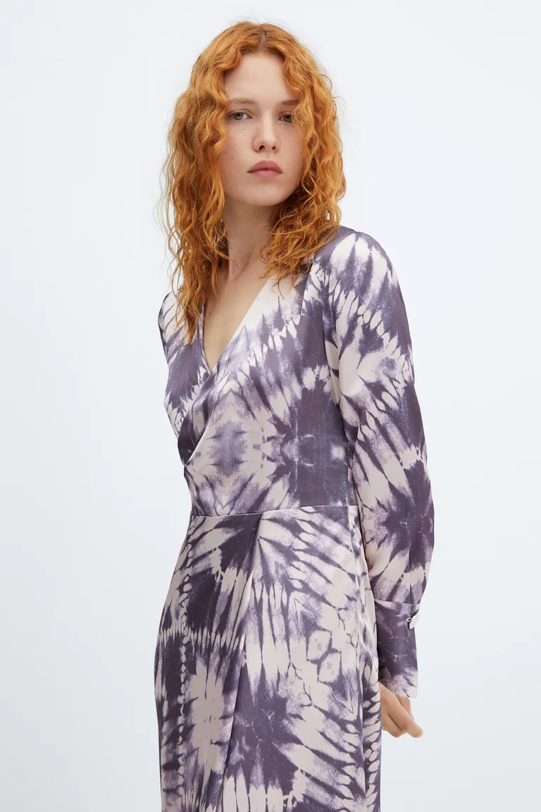 Vestido satén tiedye de Mango en Vestidos para argentina