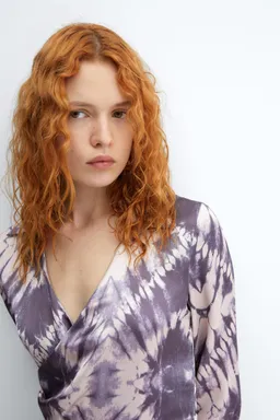 Vestido satén tiedye de Mango en Vestidos para argentina