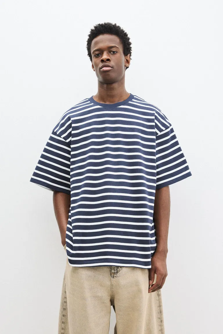 Camiseta manga corta rayas de Pull&Bear en Remeras y Polos para argentina