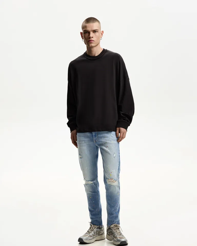 Jeans super skinny rotos de Bershka en Pantalones para argentina