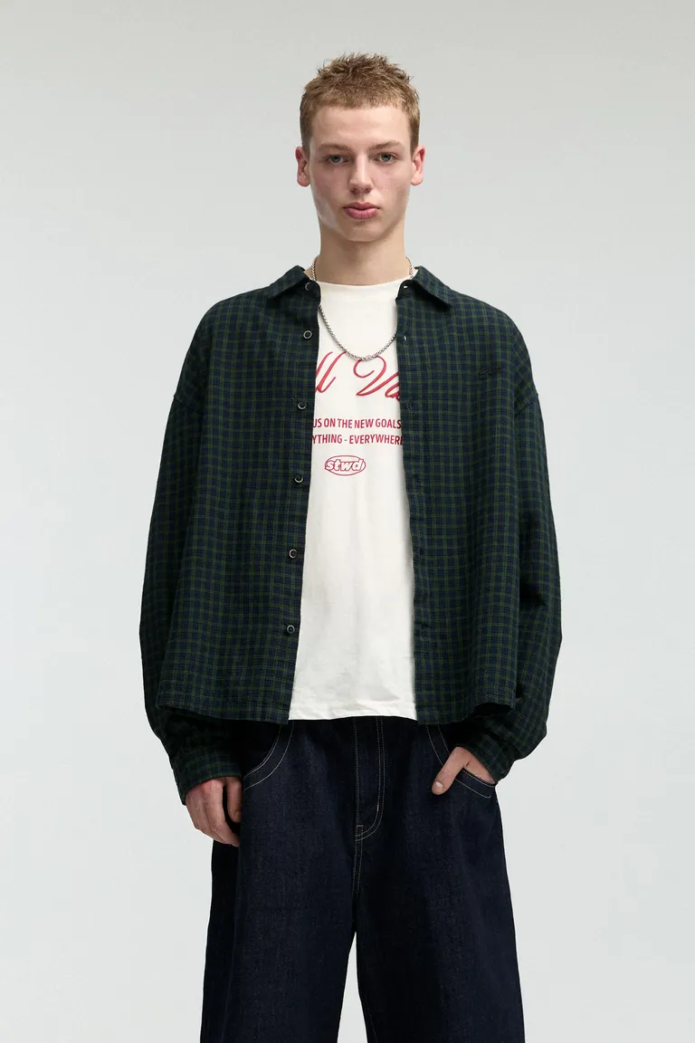 Camisa stwd gráfico espalda de Pull&Bear en Camisas para argentina