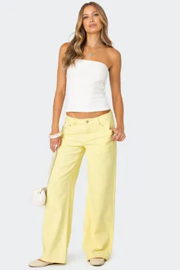 Roman jeans tiro bajo slouchy de Edikted en Pantalones para argentina