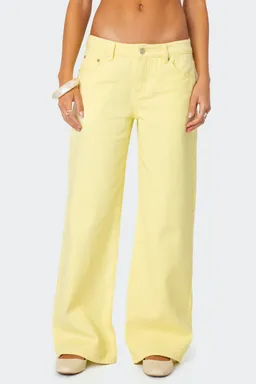 Roman jeans tiro bajo slouchy de Edikted en Pantalones para argentina