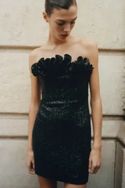 Vestido volante lentejuelas de Mango en Vestidos para argentina
