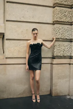 Vestido volante lentejuelas de Mango en Vestidos para argentina