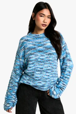 Sweater tejido chunky boxy cuello redondo de Boohoo en Buzos y Sweaters para argentina