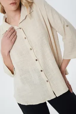Camisa praga lino algodón de Dayblue en Camisas para argentina