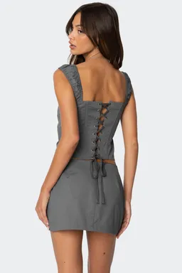 Corset adalyn fruncido de Edikted en Tops para argentina