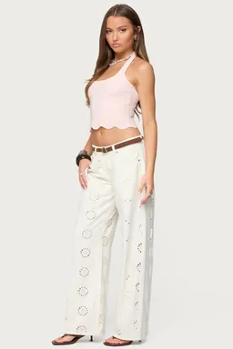 Top halter jazmyn festoneado de Edikted en Tops para argentina
