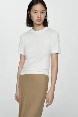 Jersey fino manga corta de Mango en Remeras para argentina
