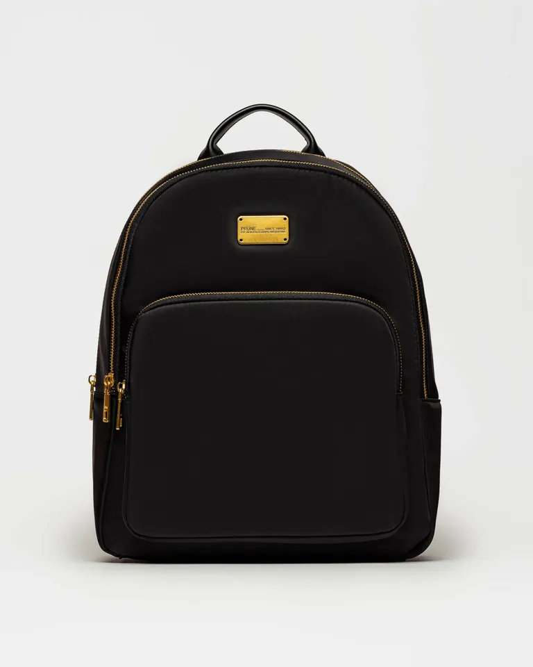 Mochila de nylon negro, elegante y práctica para uso diario y viajes de Prüne en Mochilas para argentina