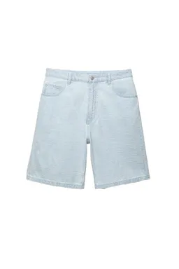 Bermuda jean baggy jacquard de Pull&Bear en Bermudas y Shorts para argentina